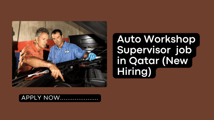 Auto Workshop Supervisor job in Qatar