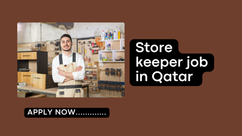 Store keeper job in Qatar